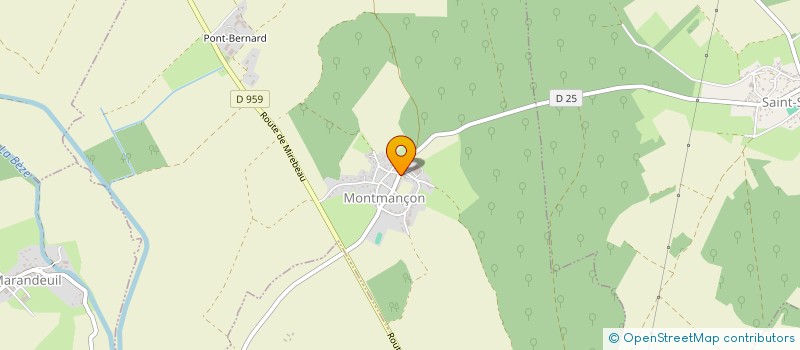 localisation de l'entreprise ASS FONCIERE DE REMEMBREMENT  MONTMANCON