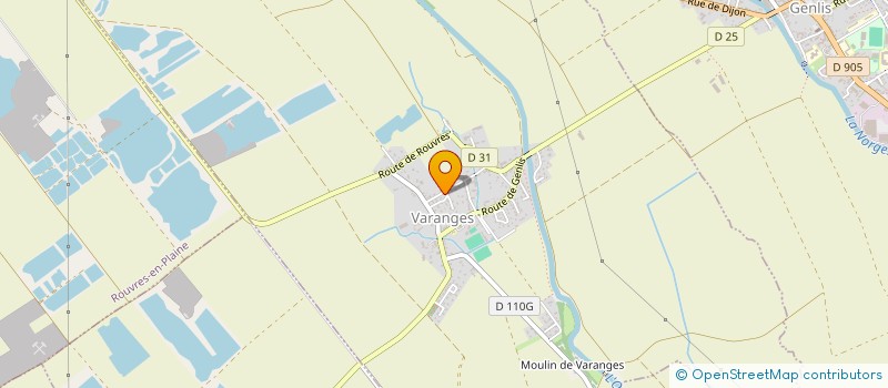 localisation de l'entreprise ASS FONCIERE DE REMEMBREMENT  BESSEY-LES-CITEAUX