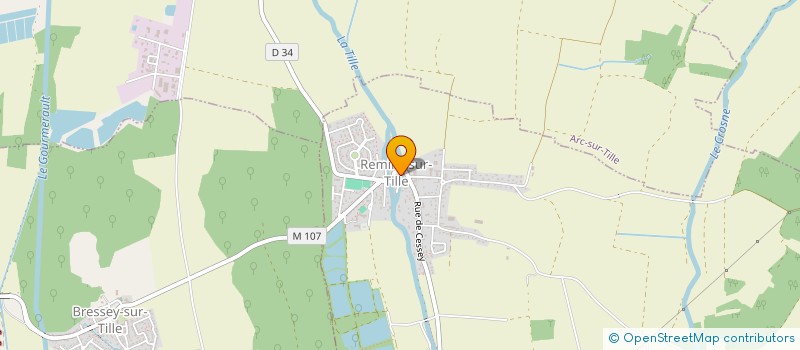 localisation de l'entreprise ASS FONCIERE DE REMEMBREMENT  REMILLY-SUR-TILLE