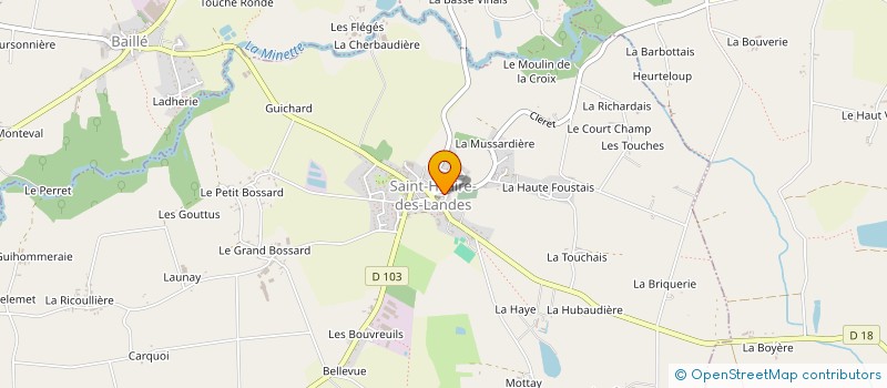 localisation de l'entreprise ASS FONCIERE DE REMEMBREMENT à SAINT-HILAIRE-DES-LANDES