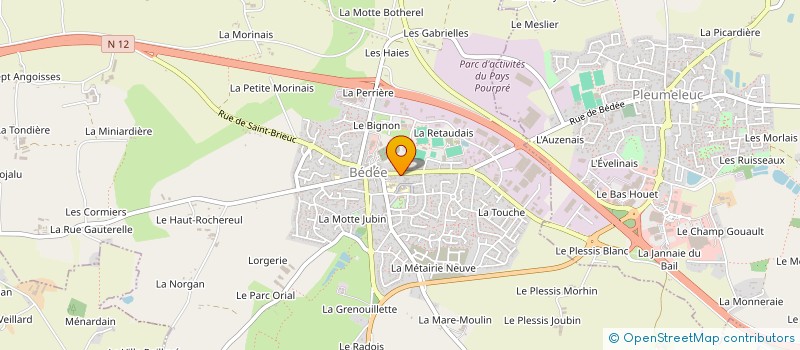 localisation de l'entreprise ASS FONCIERE DE REMEMBREMENT à PLEUMELEUC