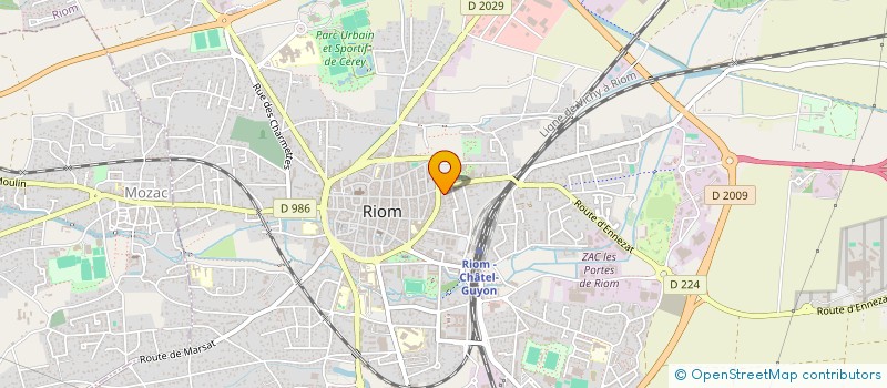 localisation de l'entreprise ASS FONCIERE DE REMEMBREMENT CELLULE  CHAMBARON SUR MORGE