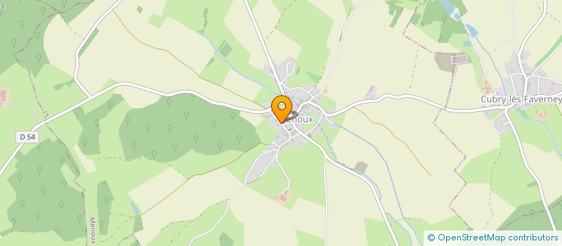 localisation de l'entreprise ASS FONCIERE DE REMEMBREMENT DE MENOUX  MENOUX