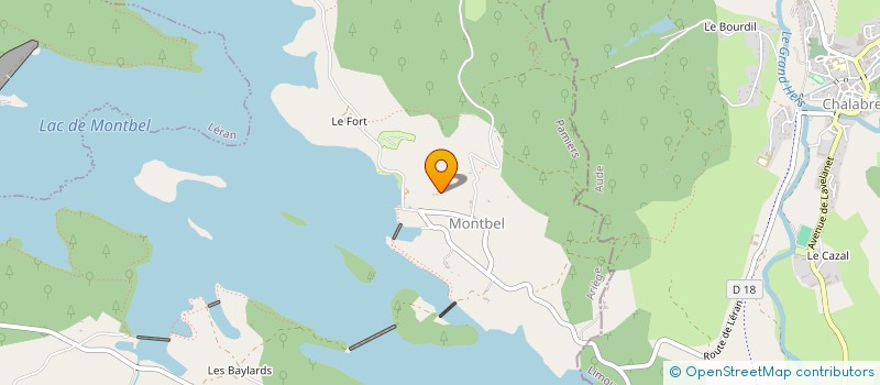 localisation de l'entreprise ASS FONCIERE DE REMEMBREMENT DE MONTBEL à MONTBEL