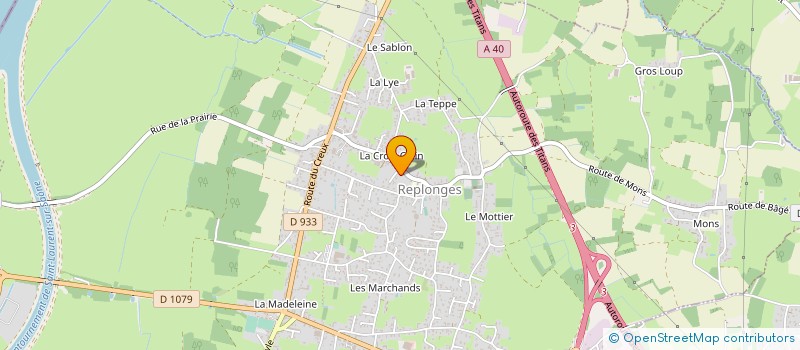 localisation de l'entreprise ASS FONCIERE DE REMEMBREMENT N° 3 à REPLONGES