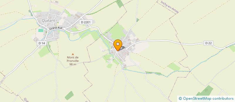 localisation de l'entreprise ASS FONCIERE DE REMEMBREMENT PRONVILLE à PRONVILLE-EN-ARTOIS