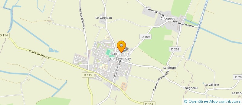 localisation de l'entreprise ASS FONCIERE DE REMEMBREMENT ST JEAN... à SAINT-JEAN-DE-LIVERSAY