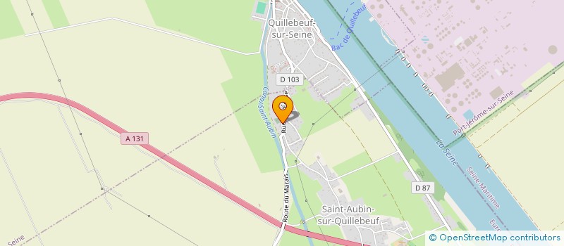 localisation de l'entreprise ASS FONCIERE DE REMENBREMENT  SAINT-AUBIN-SUR-QUILLEBEUF