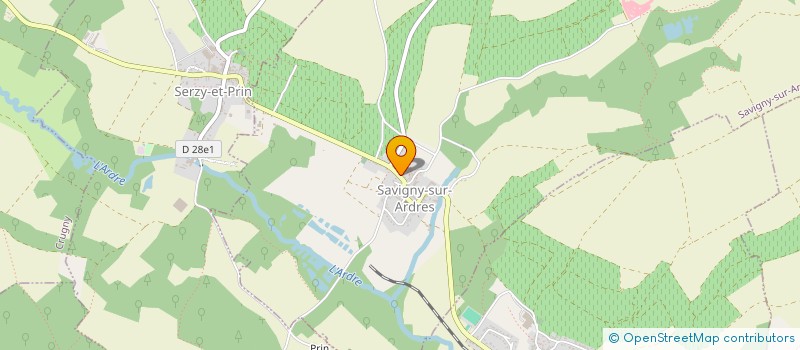 localisation de l'entreprise ASS FONCIERE DE SAVIGNY SUR ARDRES  SAVIGNY-SUR-ARDRES