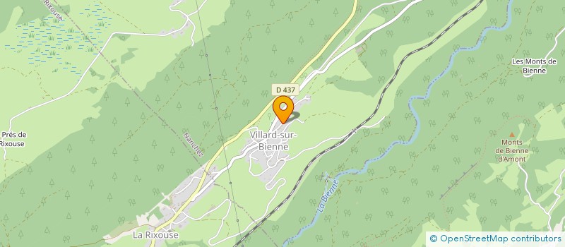 localisation de l'entreprise ASS FONCIERE DE VILLARD SUR BIENNE  NANCHEZ