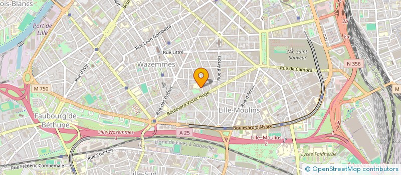 localisation de l'entreprise ASS FONCIERE ECOLE PROF INDUSTRIE LILLOI à LILLE