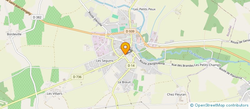 localisation de l'entreprise ASS FONCIERE GENAC LA CHAPELLE VOUHARTE à GENAC-BIGNAC