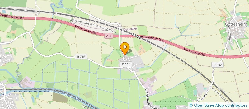 localisation de l'entreprise ASS FONCIERE LUPSTEIN LITTENHEIM  LUPSTEIN