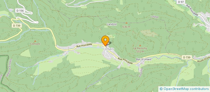 localisation de l'entreprise ASS FONCIERE PASTORALE AUTORISEE AVIATS  URBEIS