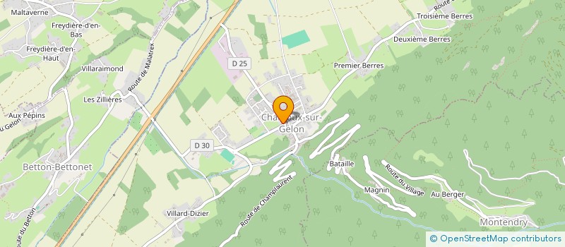 localisation de l'entreprise ASS FONCIERE PASTORALE DE MONTENDRY  MONTENDRY