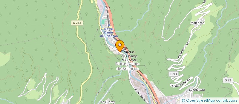 localisation de l'entreprise ASS FONCIERE PASTORALE DE NAVES  LA LECHERE