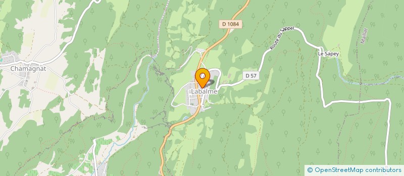 localisation de l'entreprise ASS FONCIERE PASTORALE LIBRE MERIGNAT  MERIGNAT