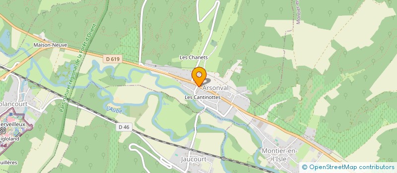 localisation de l'entreprise ASS FONCIERE REMEMB DE LIGNOL-LE-CHATEAU  LIGNOL-LE-CHATEAU