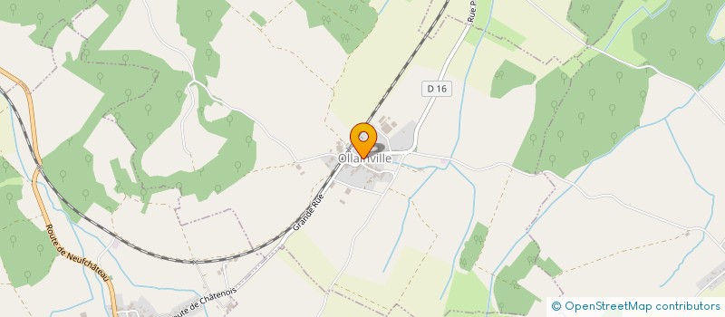 localisation de l'entreprise ASS FONCIERE REMEMB OLLAINVILLE DARNEY  OLLAINVILLE