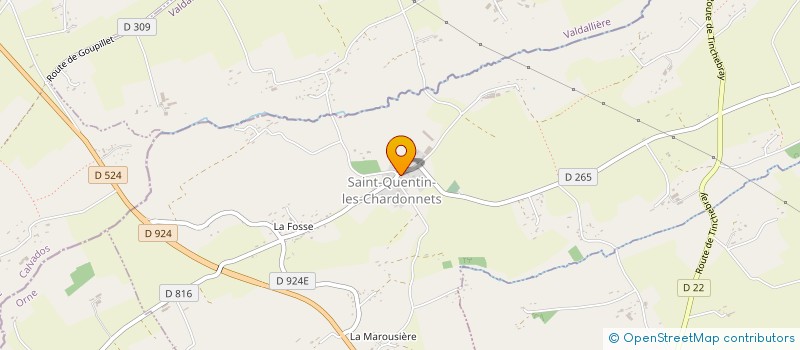 localisation de l'entreprise ASS FONCIERE REMEMB ST CORNIER LANDES à TINCHEBRAY-BOCAGE