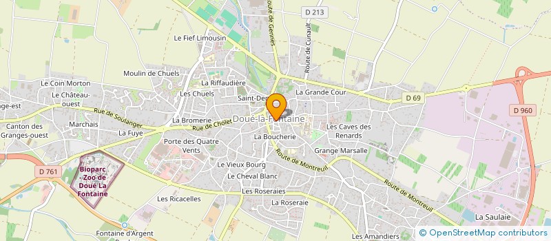 localisation de l'entreprise ASS FONCIERE REMEMB ST GEORGES SUR LAYON à DOUE-EN-ANJOU