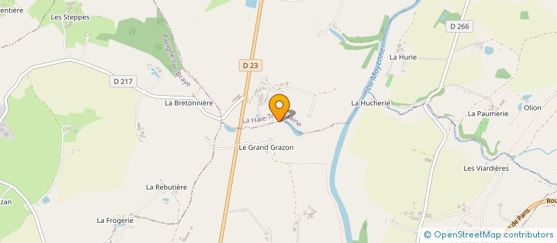 localisation de l'entreprise ASS FONCIERE REMEMBR LA HAIE TRAVERSAINE à LA HAIE-TRAVERSAINE