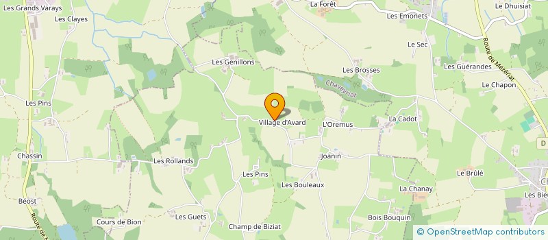 localisation de l'entreprise ASS FONCIERE REMEMBREMENT  DOMPIERRE-SUR-CHALARONNE