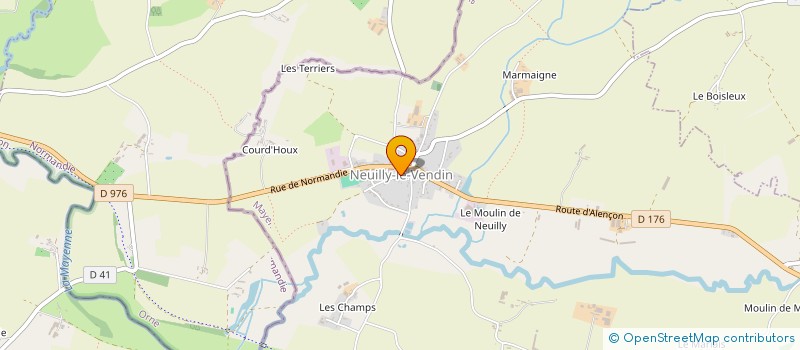 localisation de l'entreprise ASS FONCIERE REMEMBREMENT  NEUILLY-LE-VENDIN