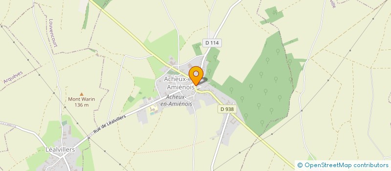 localisation de l'entreprise ASS FONCIERE REMEMBREMENT ACHEUX AMIENOI à ACHEUX-EN-AMIENOIS