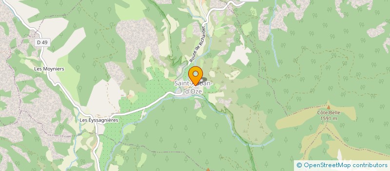 localisation de l'entreprise ASS FONCIERE REMEMBREMENT CHABESTAN  CHABESTAN