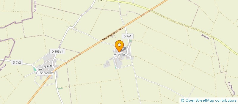 localisation de l'entreprise ASS FONCIERE REMEMBREMENT D ARVILLE  ARVILLE