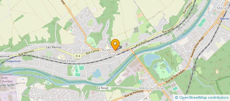 localisation de l'entreprise ASS FONCIERE REMEMBREMENT D'AUVERS-OISE  AUVERS-SUR-OISE