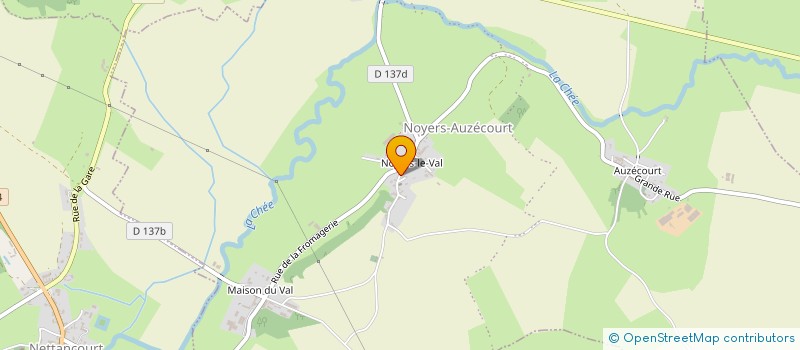 localisation de l'entreprise ASS FONCIERE REMEMBREMENT D'AUZECOURT à NOYERS-AUZECOURT