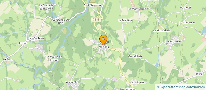 localisation de l'entreprise ASS FONCIERE REMEMBREMENT D'AZERABLES à AZERABLES
