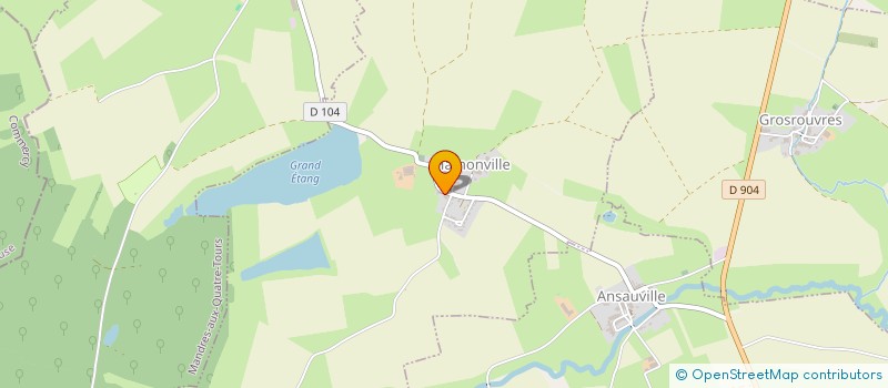 localisation de l'entreprise ASS FONCIERE REMEMBREMENT D HAMONVILLE  HAMONVILLE