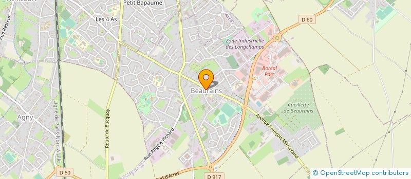 localisation de l'entreprise ASS FONCIERE REMEMBREMENT DE BEAURAINS  BEAURAINS