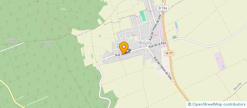 localisation de l'entreprise ASS FONCIERE REMEMBREMENT DE BOUILLY  BOUILLY