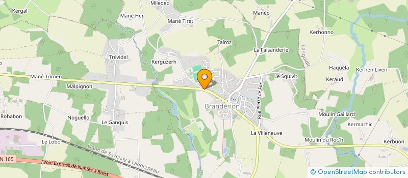 localisation de l'entreprise ASS FONCIERE REMEMBREMENT DE BRANDERION à BRANDERION