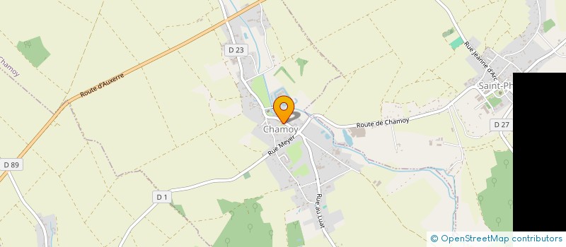 localisation de l'entreprise ASS FONCIERE REMEMBREMENT DE CHAMOY  CHAMOY