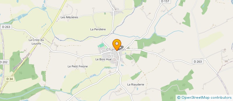 localisation de l'entreprise ASS FONCIERE REMEMBREMENT DE CHAMPEON à CHAMPEON