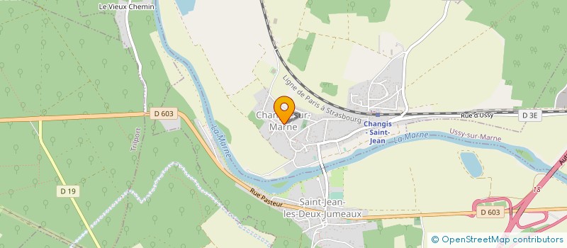 localisation de l'entreprise ASS FONCIERE REMEMBREMENT DE CHANGIS  CHANGIS-SUR-MARNE