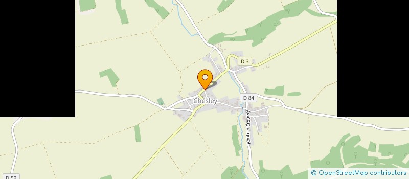 localisation de l'entreprise ASS FONCIERE REMEMBREMENT DE CHESLEY  CHESLEY