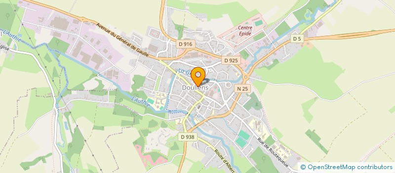 localisation de l'entreprise ASS FONCIERE REMEMBREMENT DE DOULLENS  DOULLENS