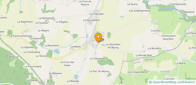 localisation de l'entreprise ASS FONCIERE REMEMBREMENT DE GESVRES à GESVRES