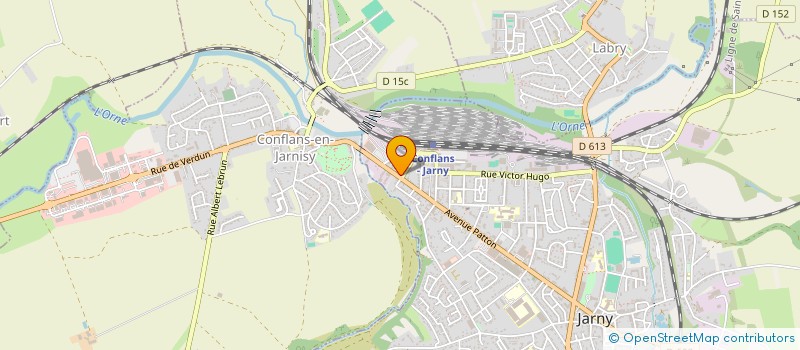 localisation de l'entreprise ASS FONCIERE REMEMBREMENT DE JEANDELIZE  JEANDELIZE