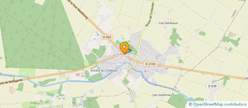 localisation de l'entreprise ASS FONCIERE REMEMBREMENT DE LADON à LADON