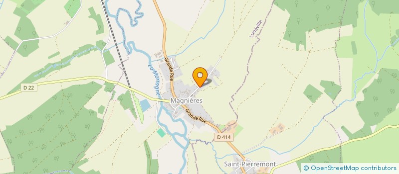 localisation de l'entreprise ASS FONCIERE REMEMBREMENT DE MAGNIERES  MAGNIERES