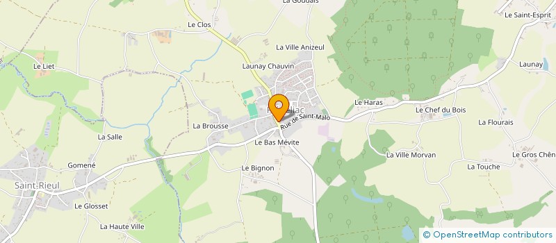 localisation de l'entreprise ASS FONCIERE REMEMBREMENT DE PLEDELIAC à PLEDELIAC