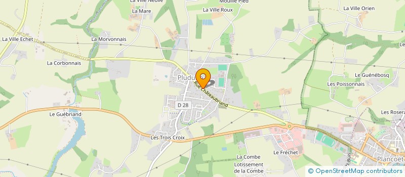 localisation de l'entreprise ASS FONCIERE REMEMBREMENT DE PLUDUNO à PLUDUNO