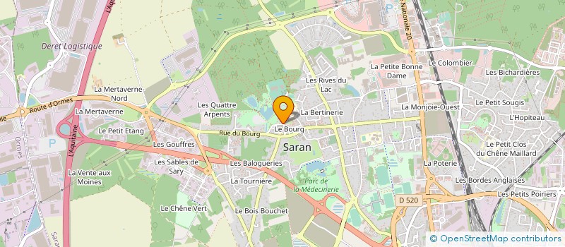 localisation de l'entreprise ASS FONCIERE REMEMBREMENT DE SARAN à SARAN